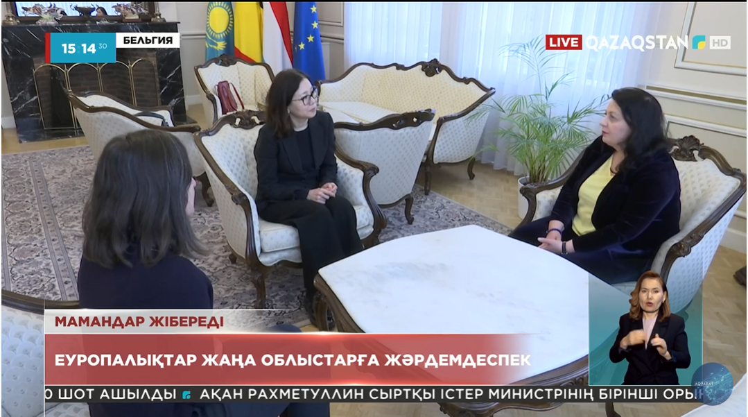 SOCIEUX+ interview with the national television from Kazakhstan