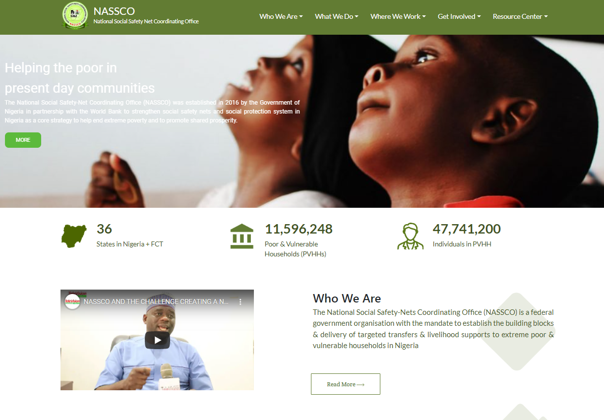 Building inclusive social protection data systems : the Nigerian example of NASSCO
