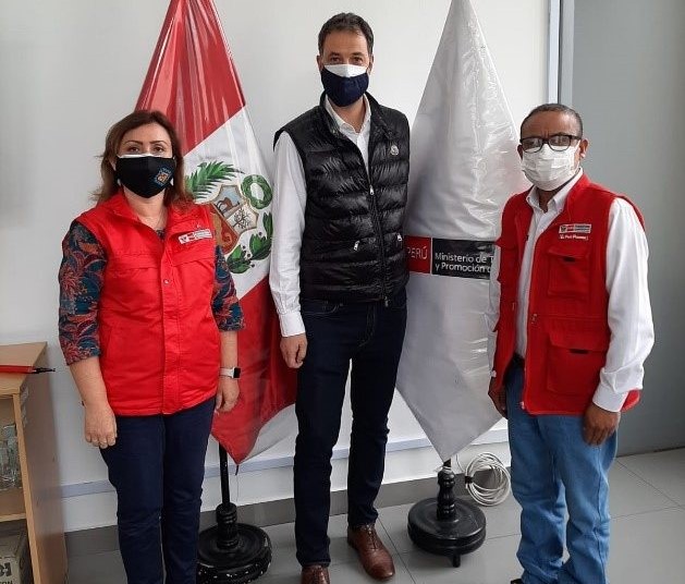 Visit to the Employment Center, Lima Metropolitana. Photo courtesy of the Directorate of Employment Promotion and Job Training.SOCIEUX+ 2018-23 Peru.