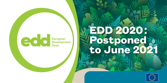The 14th edition of the European Development Days is postponed to June 2021