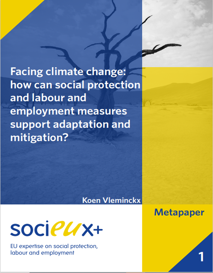 SOCIEUX+ launches metapaper on Climate Change, Social Protection and Labour Market Policies.