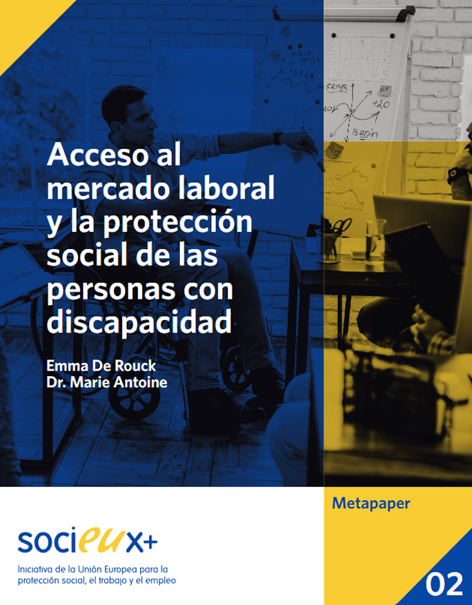 Acceso al mercado laboral y protección social de las personas con discapacidad.