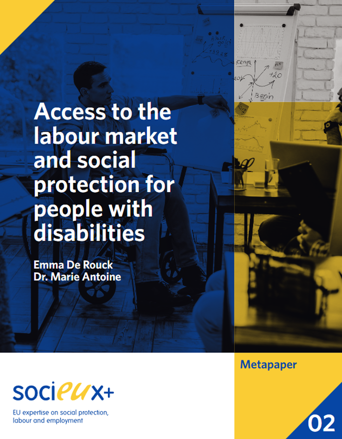 Access to the labour market and social protection for people with disabilities