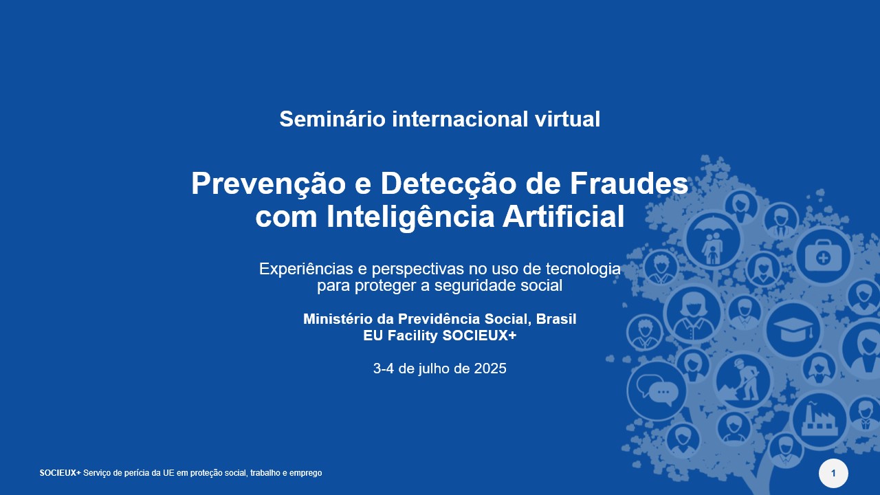 SOCIEUX+ flyer of the seminar containing the title, dates and partner institution