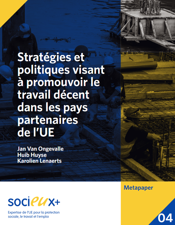 Stratégies et politiques visant à promouvoir le travail décent dans les pays partenaires de l’UE